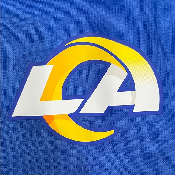 Los Angeles Rams Men’s Full-Zip Jacket Blue / Yellow | NFL Team Apparel NWT - Picture 5 of 10